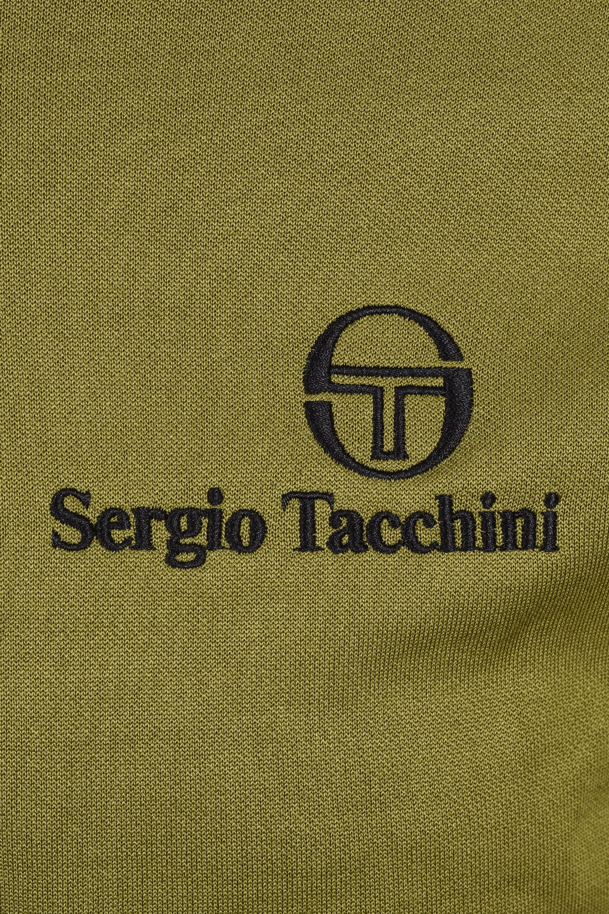 Sergio Tacchini New Dallas Track Top Black/Avocado - Image 3