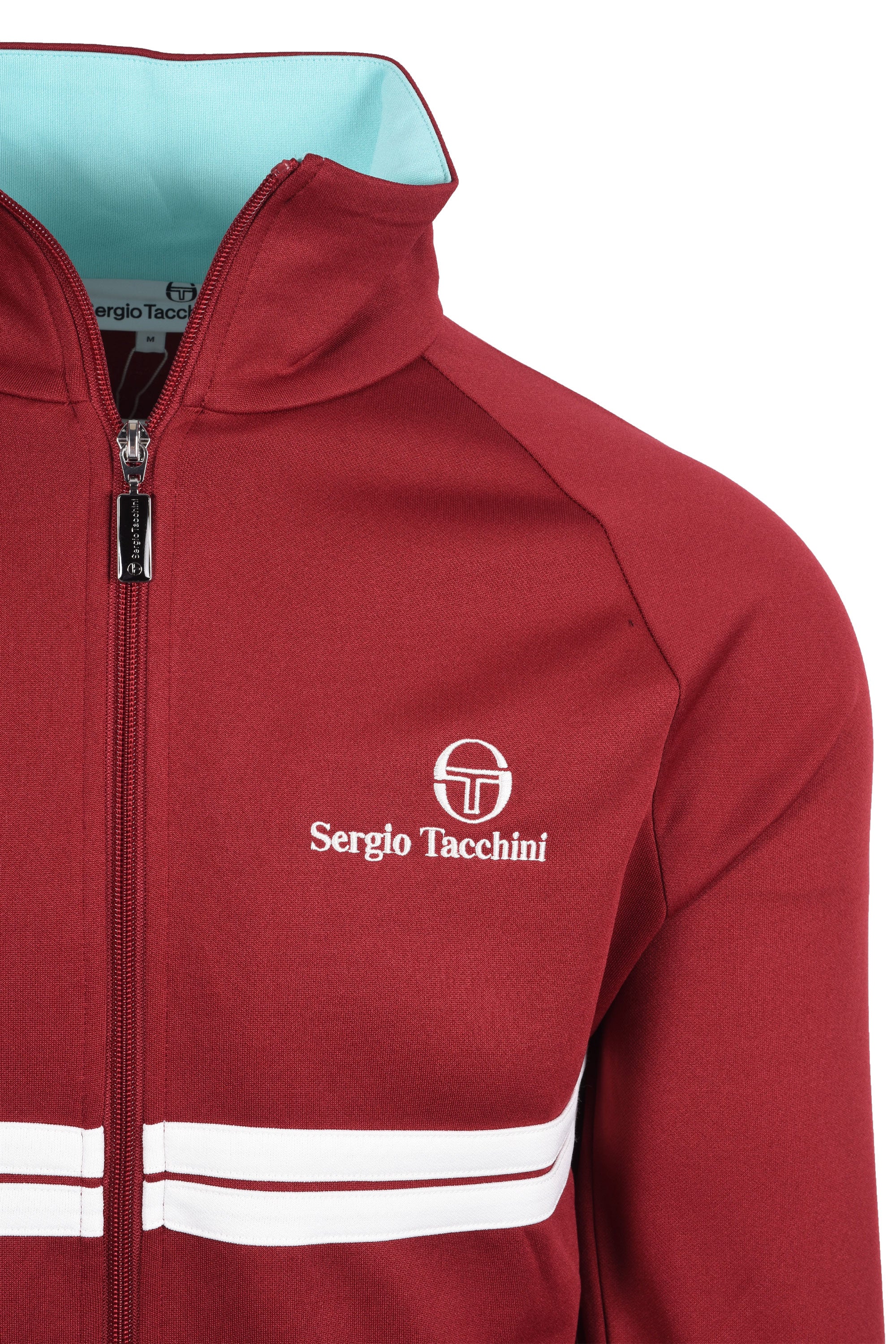 Sergio Tacchini New Dallas Track Top Rhubarb/Aruba Blue - Image 2