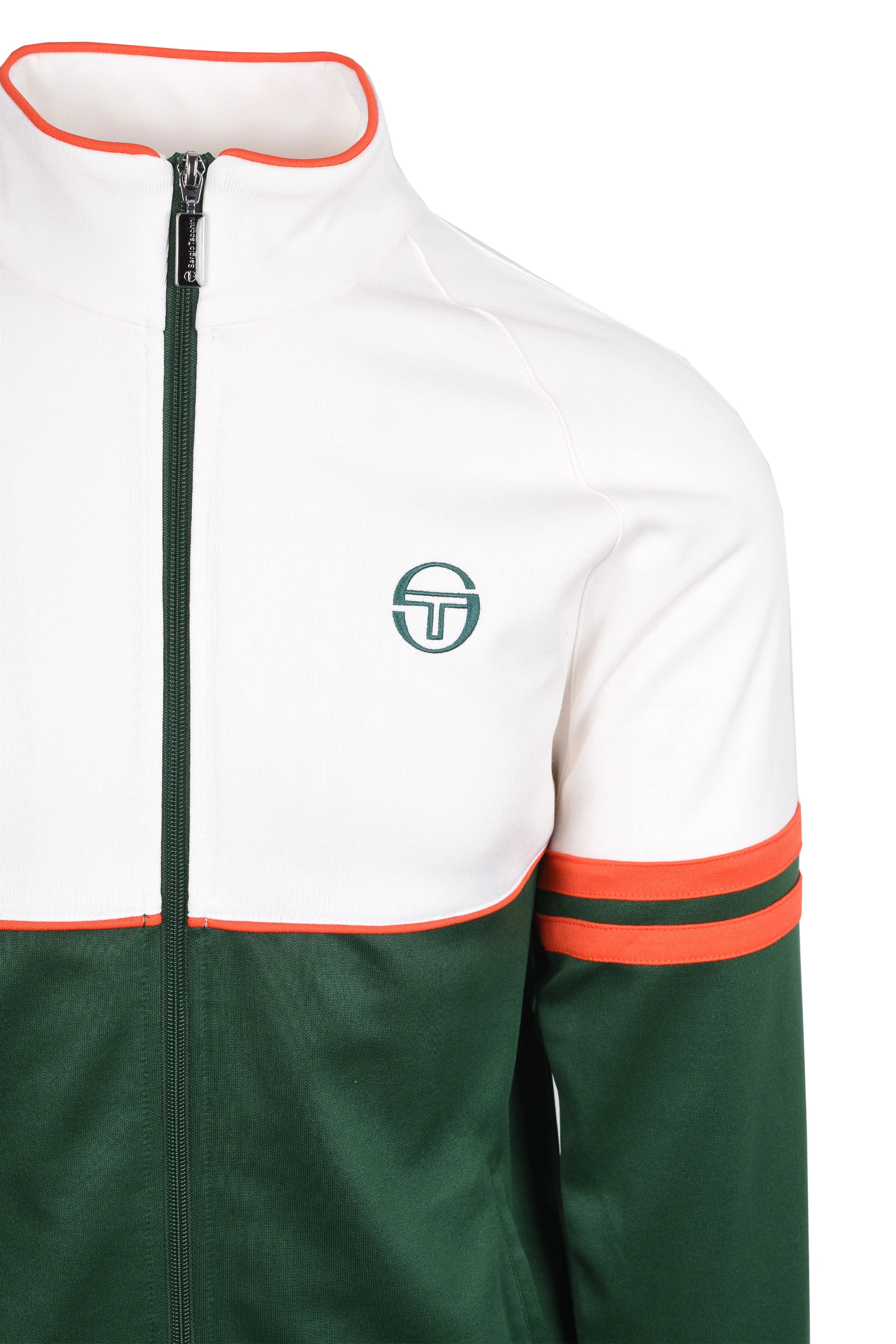 Sergio Tacchini Orion Track Top Gardenia/Eden/Tangerine Tango - Image 2
