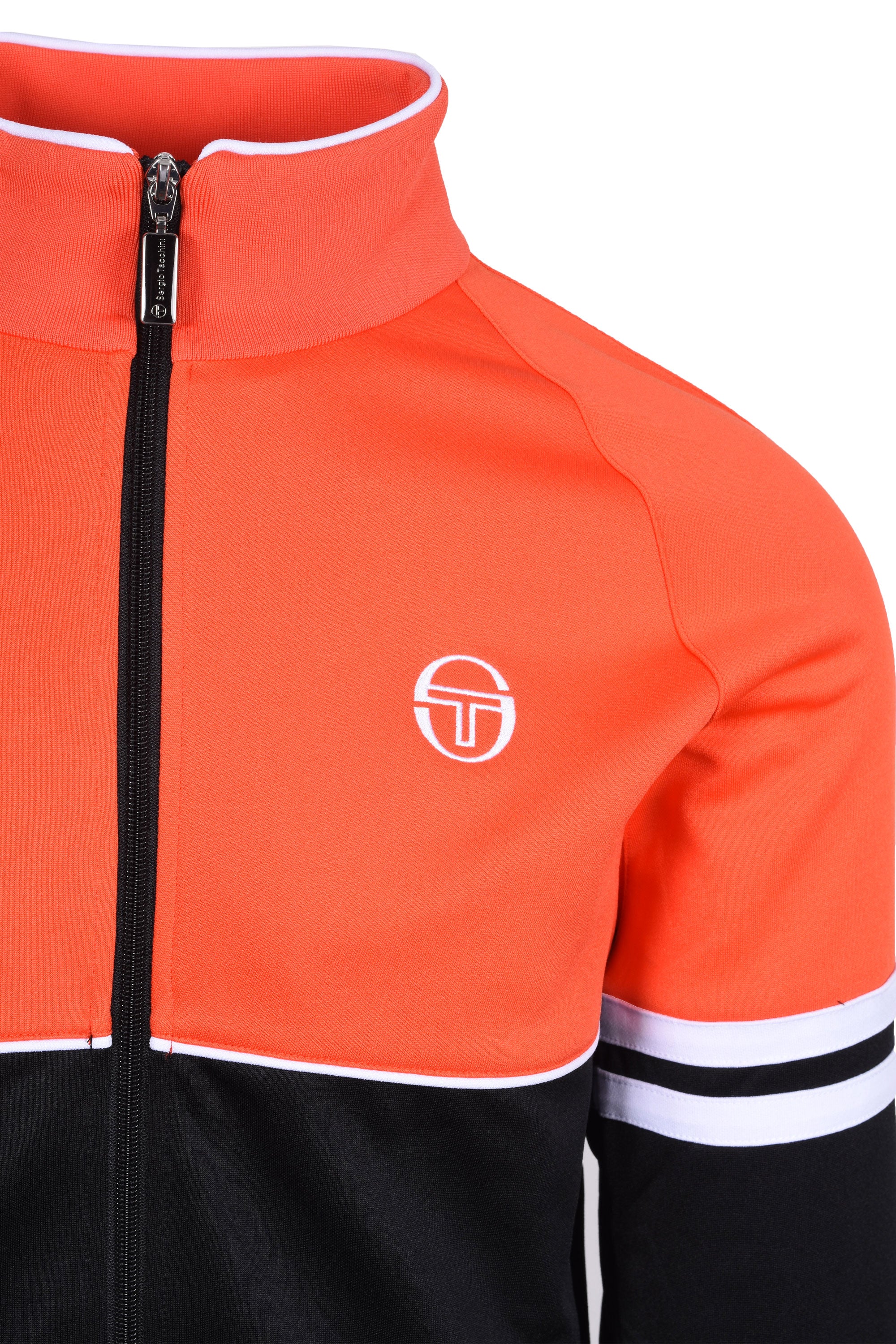 Sergio Tacchini Orion Track Top Tangerine Tango/Black - Image 2