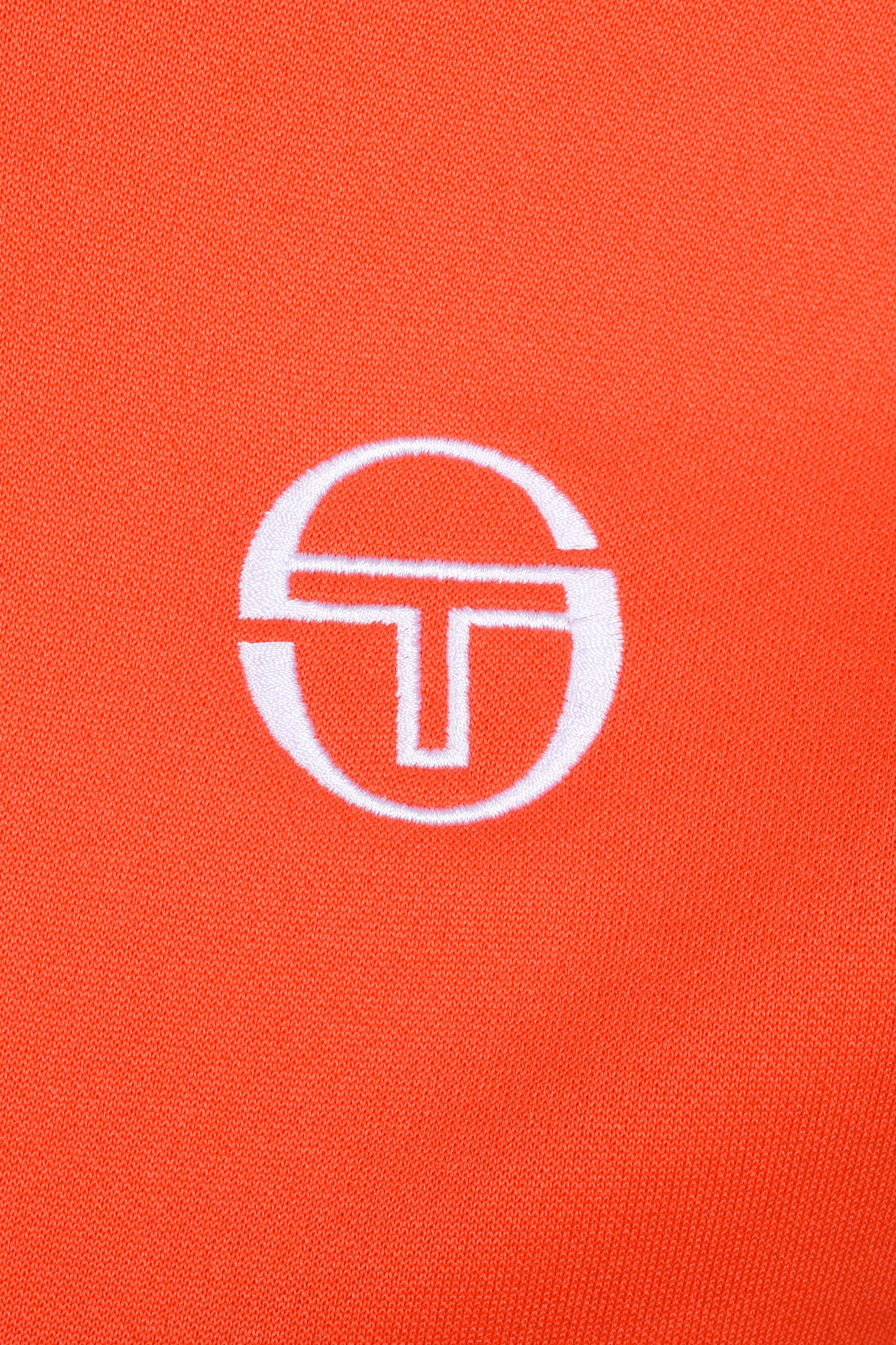 Sergio Tacchini Orion Track Top Tangerine Tango/Black - Image 3