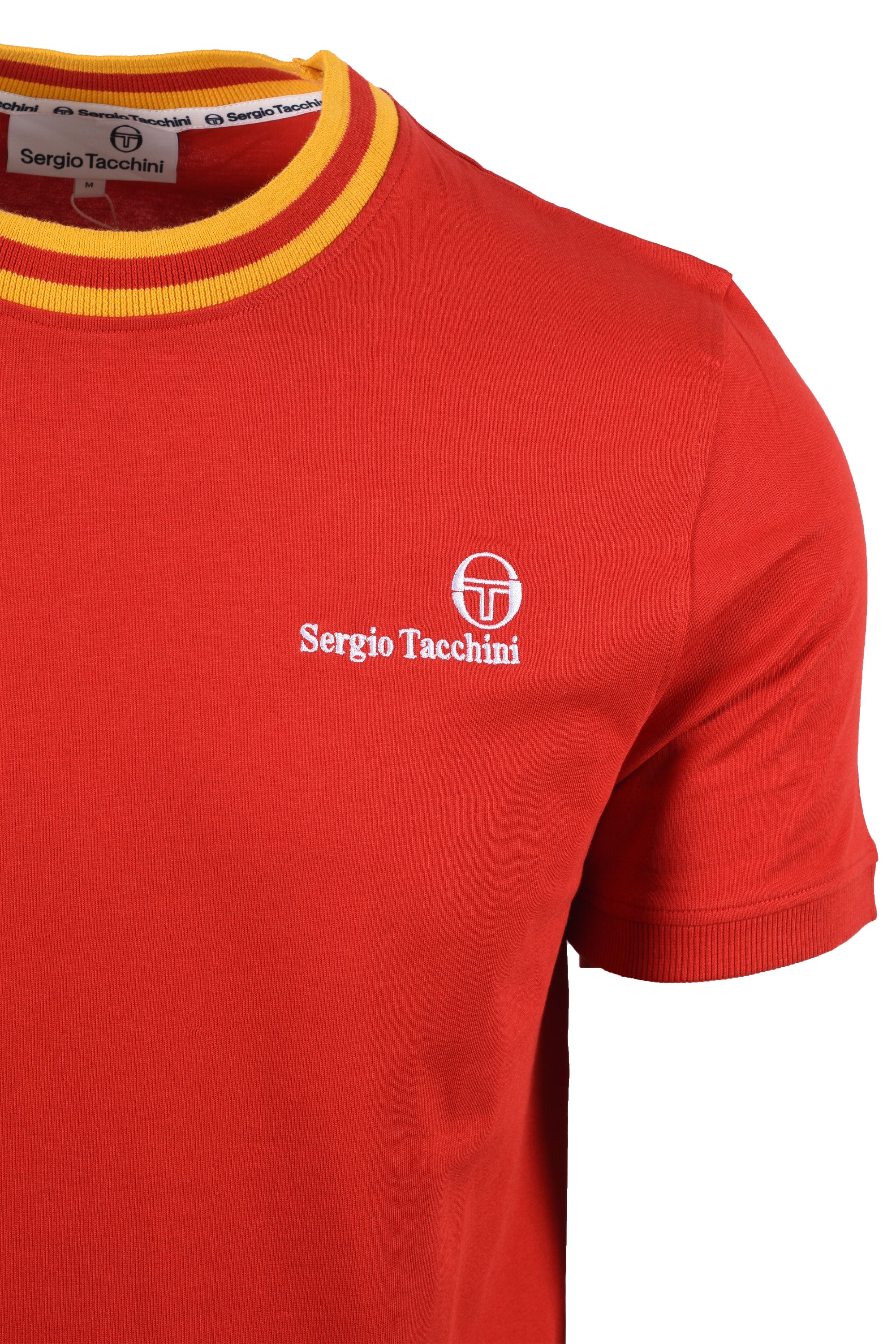 SERGIO TACCHINI RAINER FC T-SHIRT ADRENALINE RUSH/OLD GOLD - Image 2