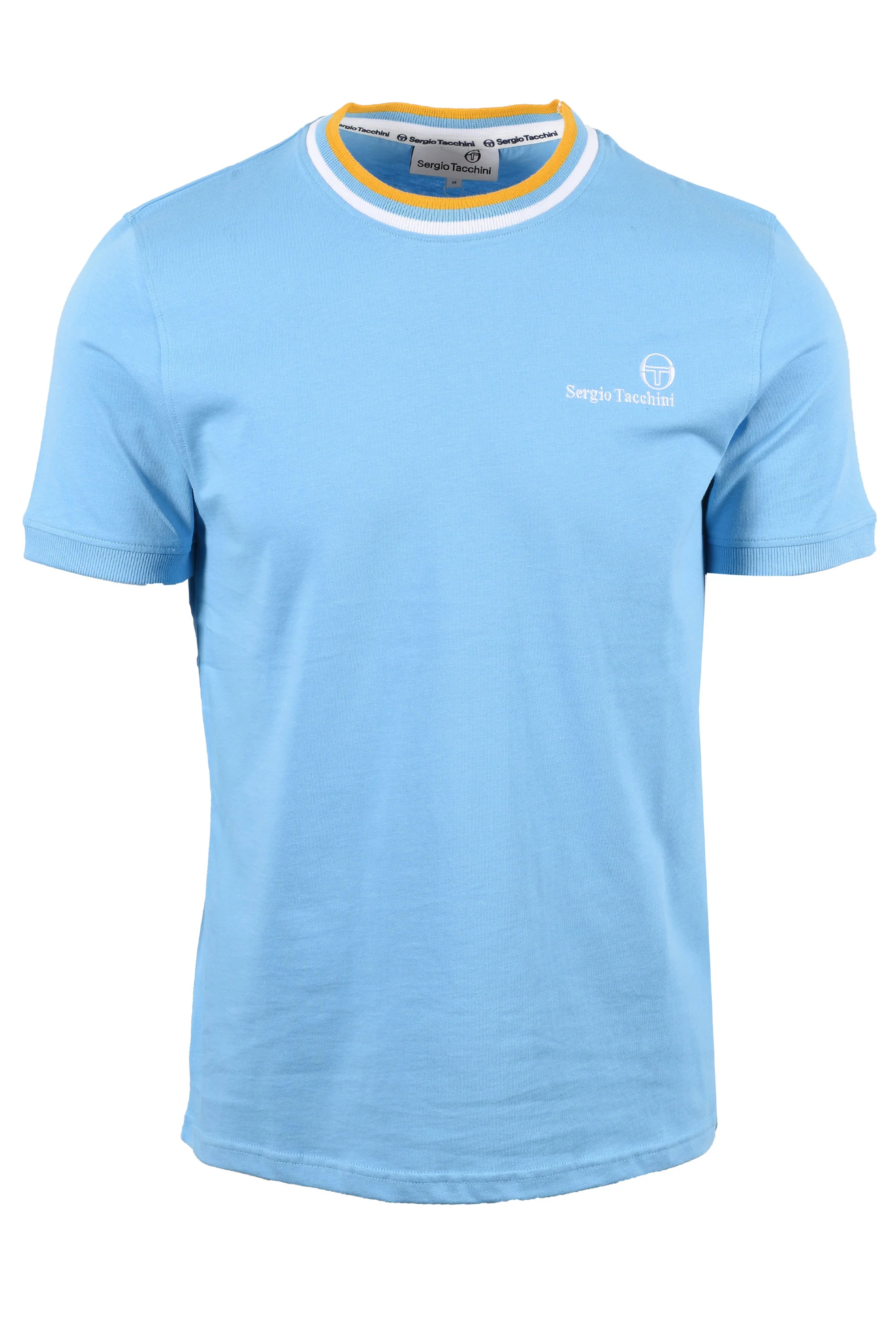 SERGIO TACCHINI RAINER FC T-SHIRT BALTIC SEA/WHITE/OLD GOLD