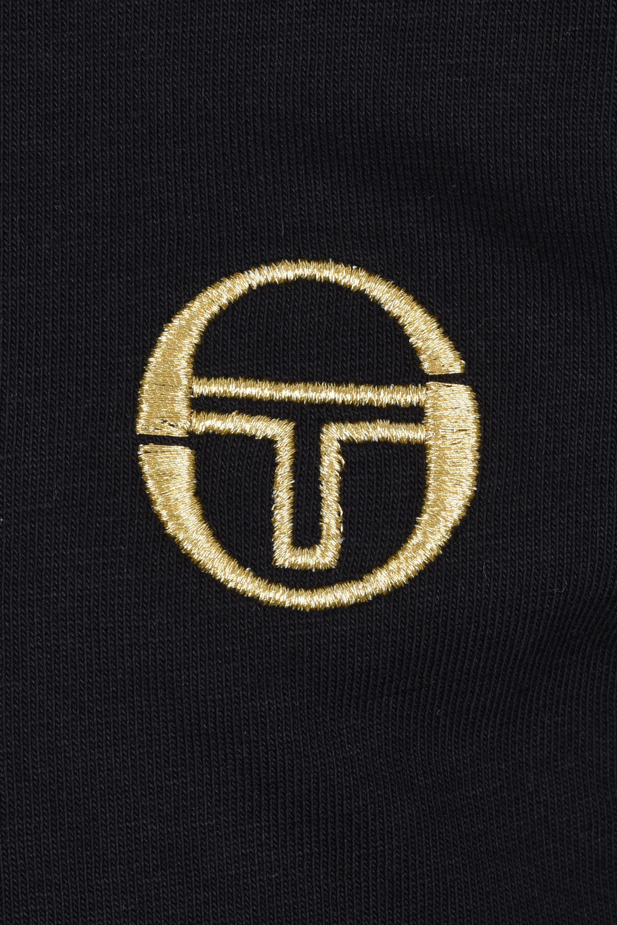 Sergio Tacchini Rainer T-Shirt Maritime Black/Old Gold - Image 3