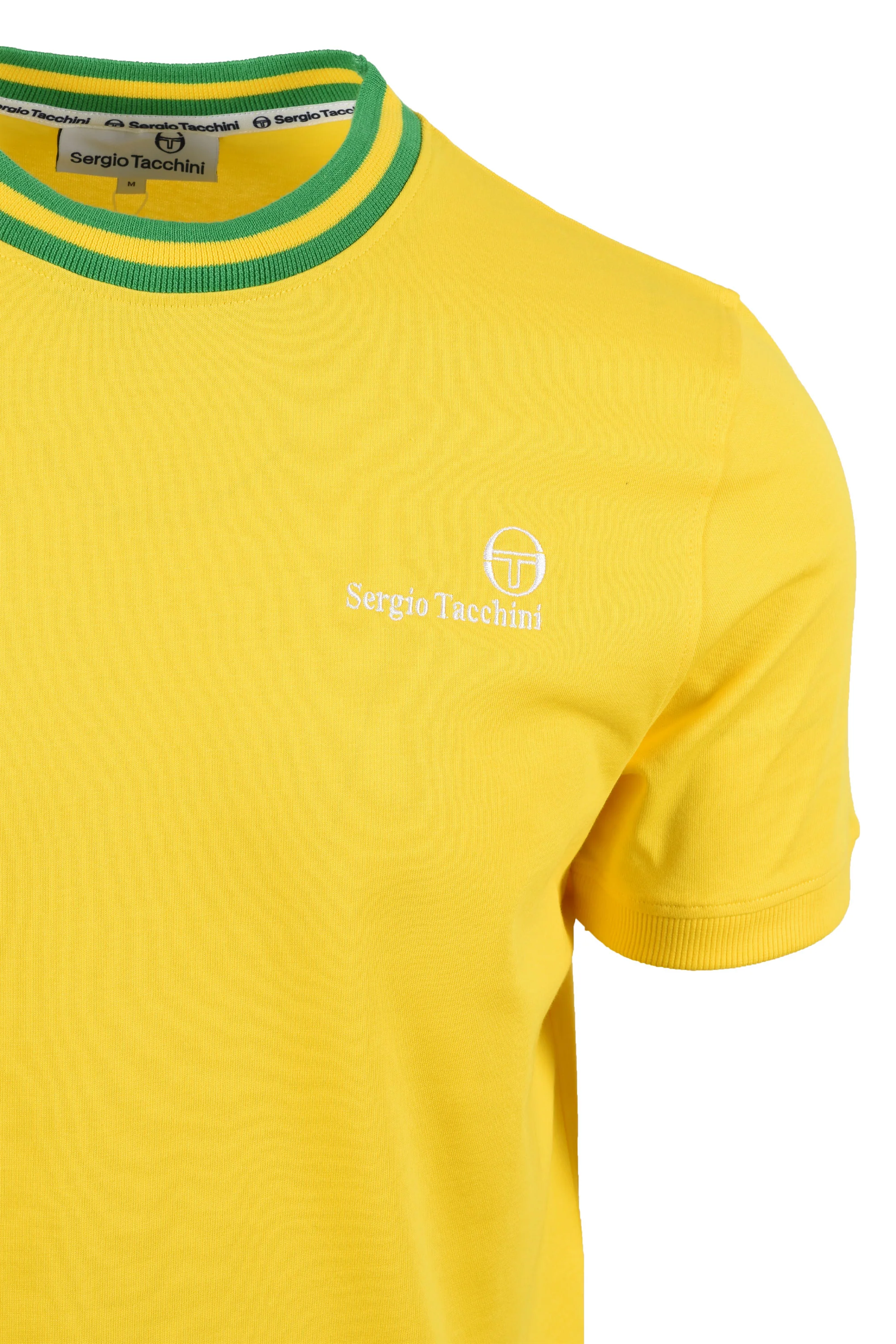 SERGIO TACCHINI RAINER T-SHIRT CYBER YELLOW/FERN GREEN - Image 2