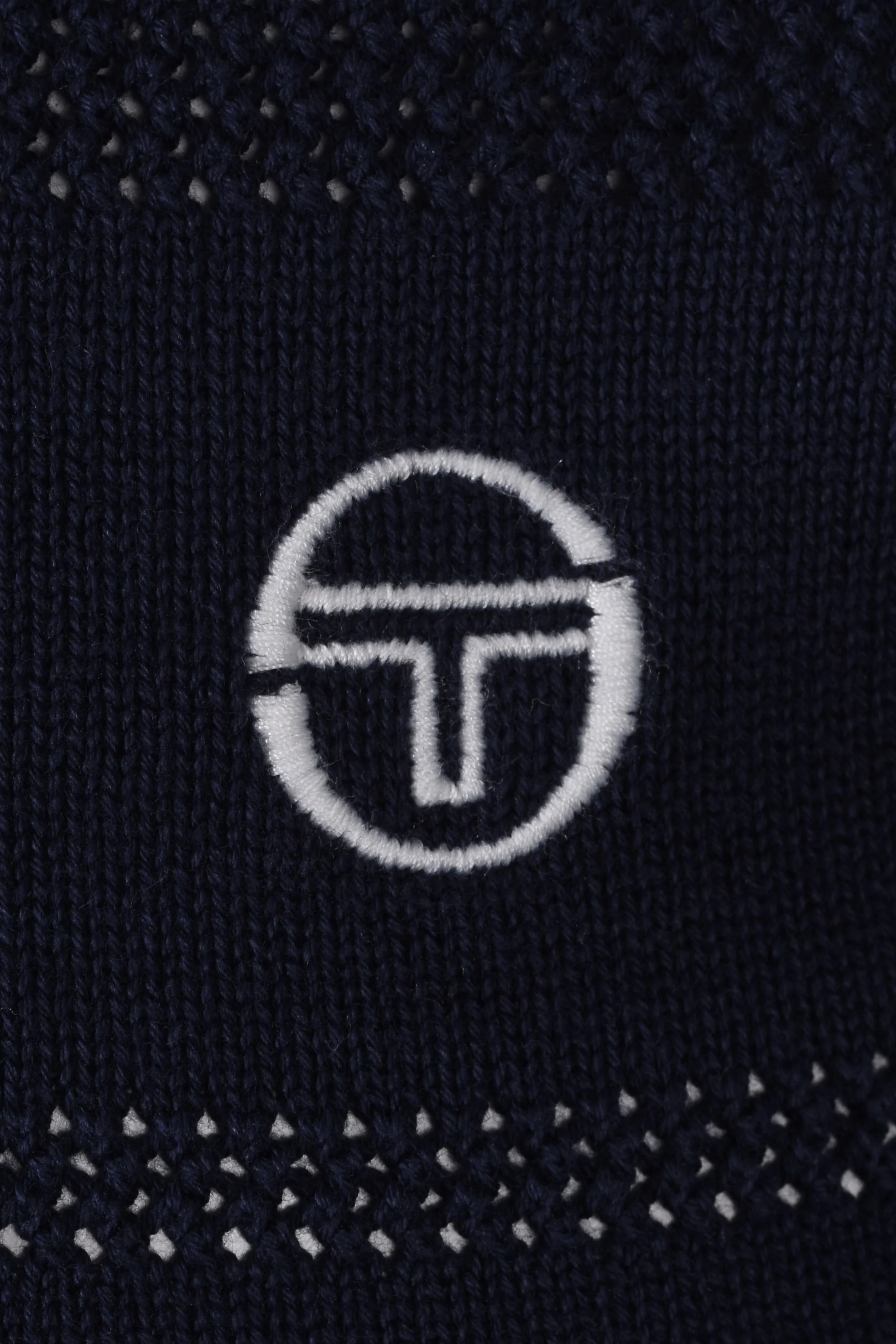 SERGIO TACCHINI SABINO KNITTED POLO SHIRT MARITIME BLUE - Image 3