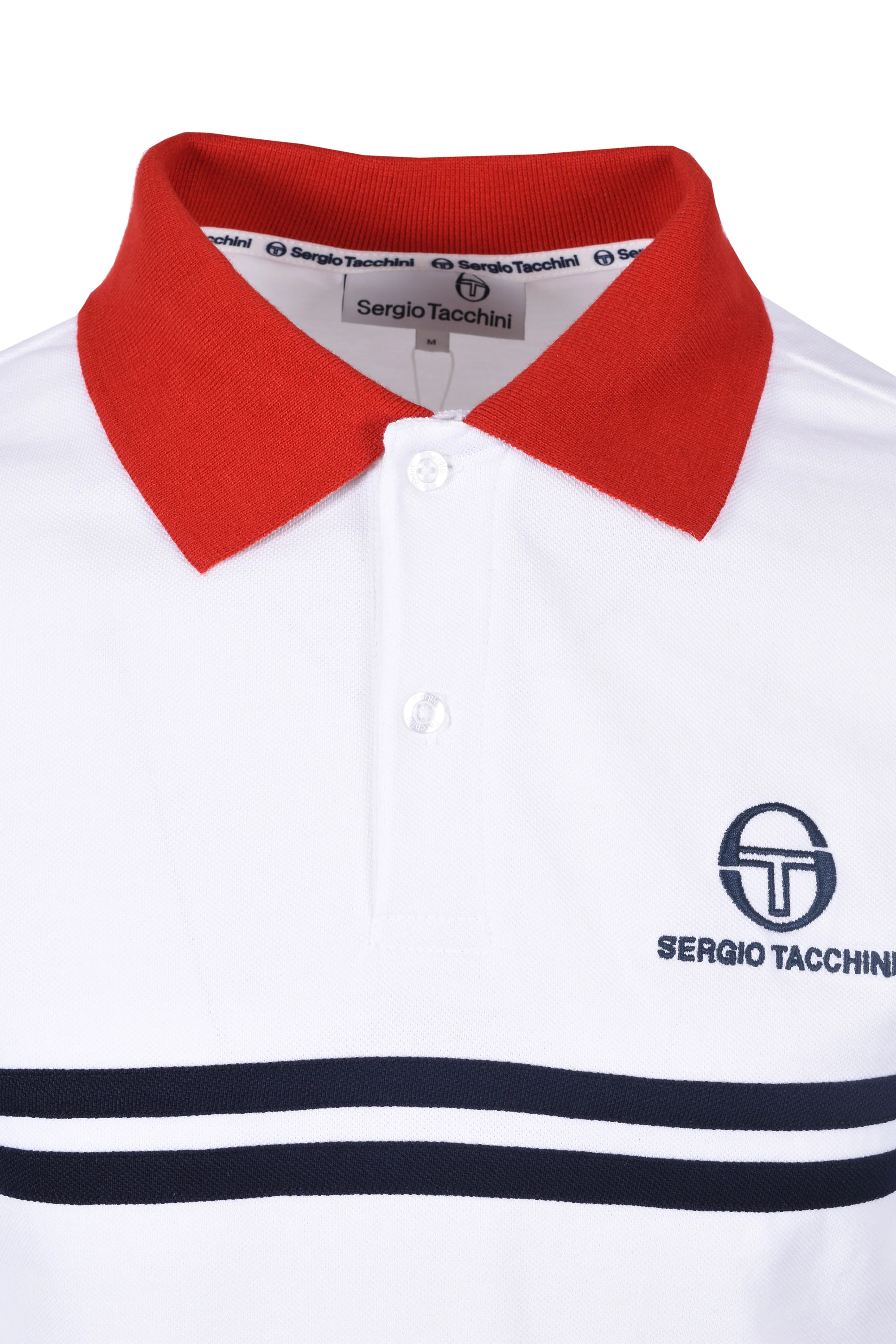 Sergio Tacchini SuperMK2 Polo White/Adrenaline Rush - Image 2