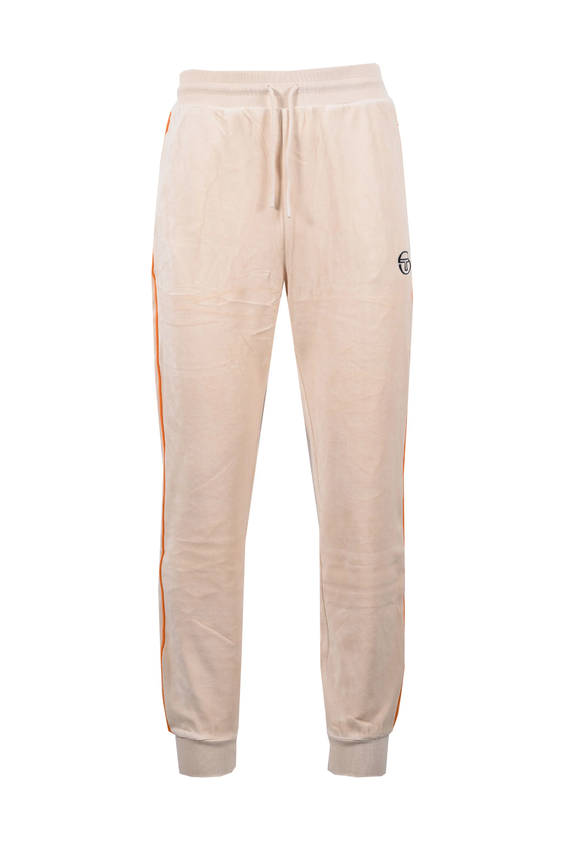 SERGIO TACCHINI TASSO VELOUR TRACK PANT SANDSHELL/ORANGE PEPPER