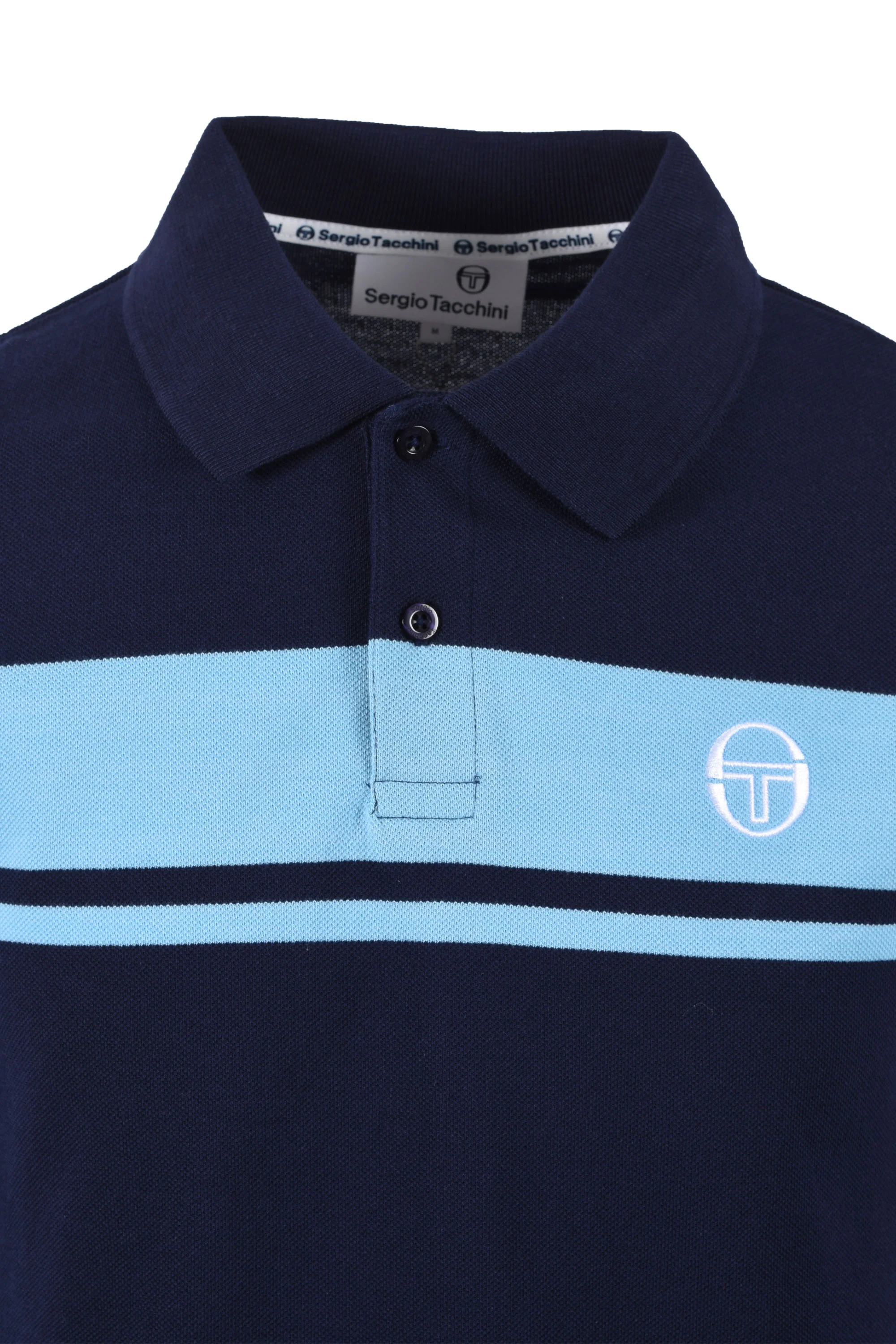 SERGIO TACCHINI YOUNG LINE POLO MARITIME BLUE/BALTIC SEA - Image 2