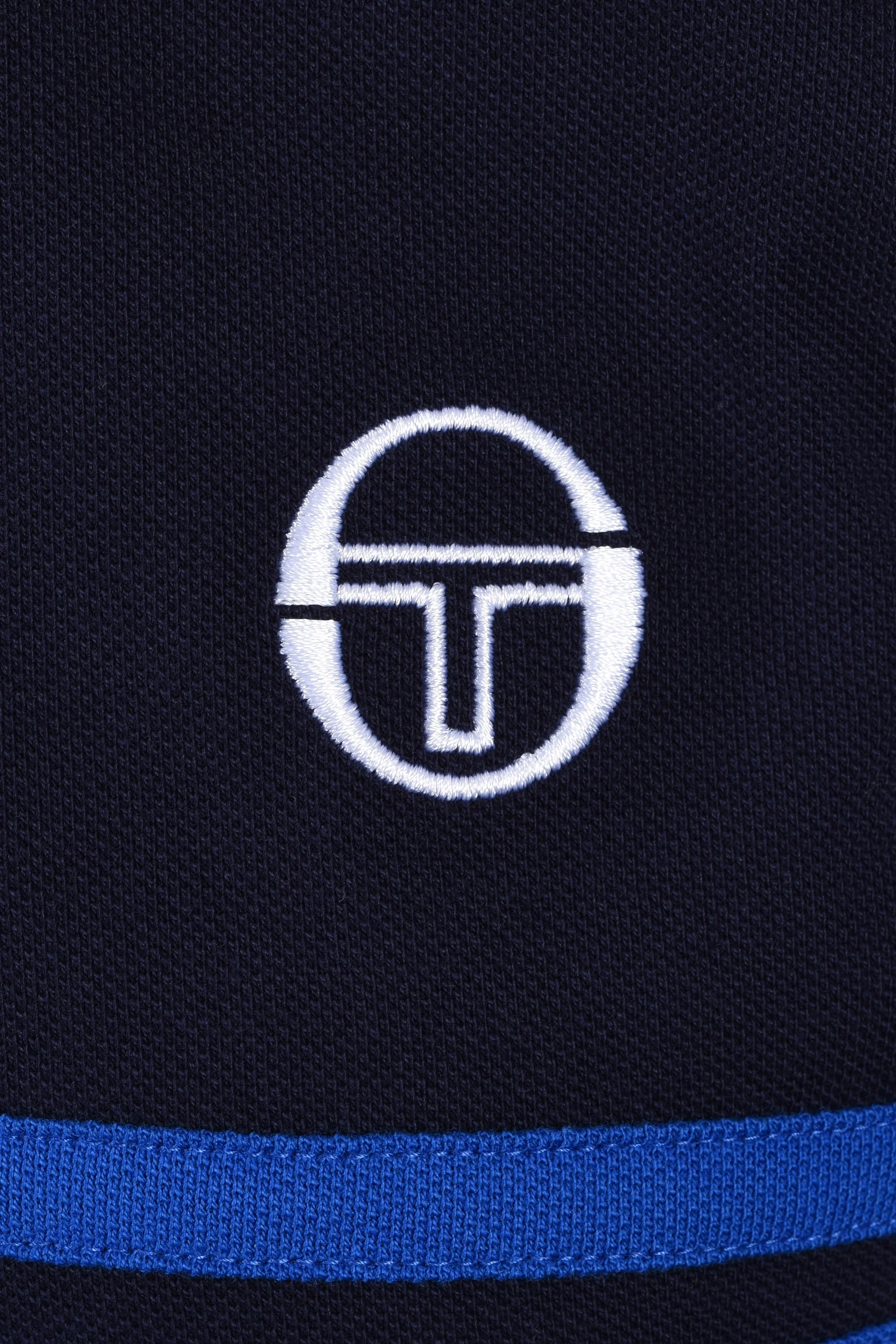 Sergio Tacchini Supermac Polo Navy/Red - Image 3