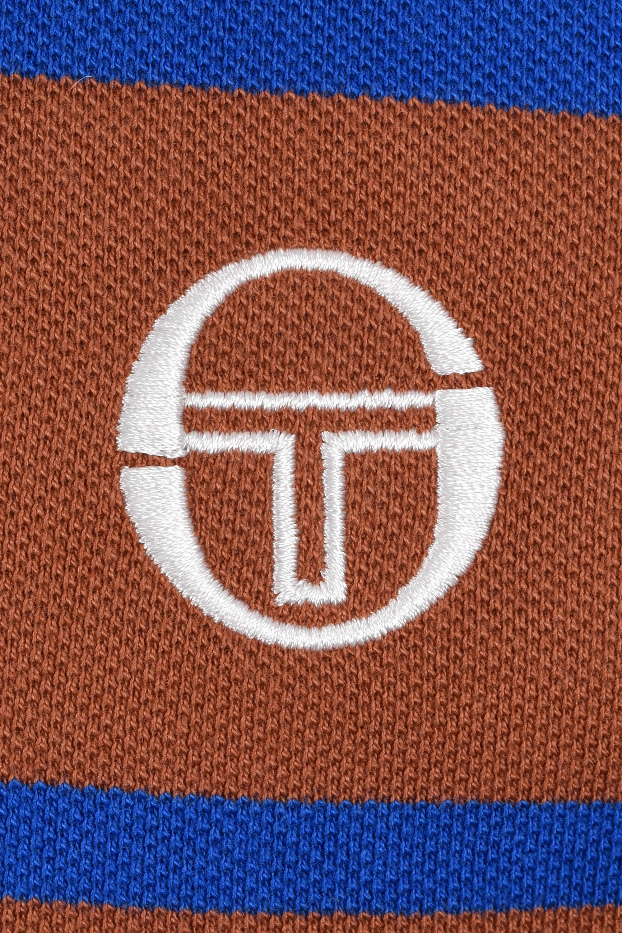 Sergio Tacchini Young Line Polo Blue/Brown - Image 3