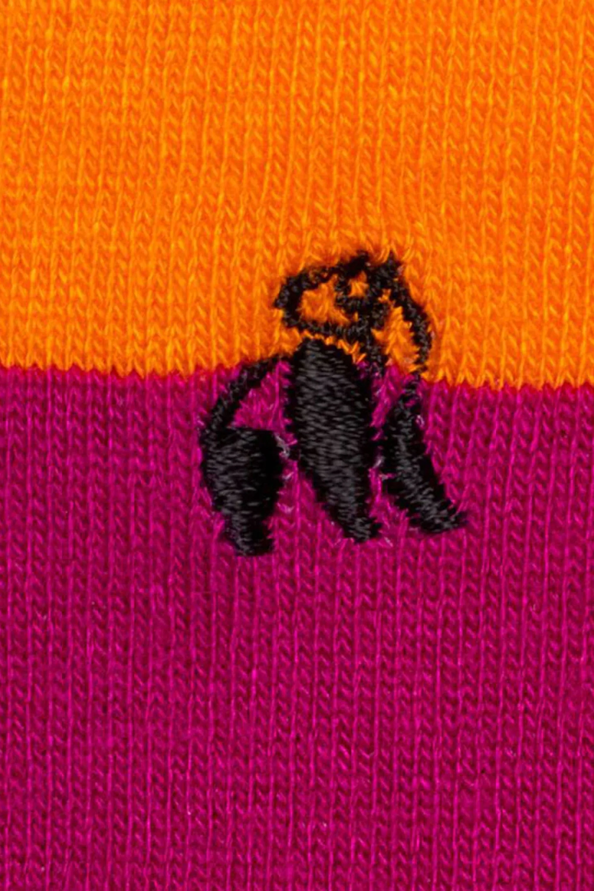 Swole Panda Bamboo Socks Multi Stripe Block - Image 2