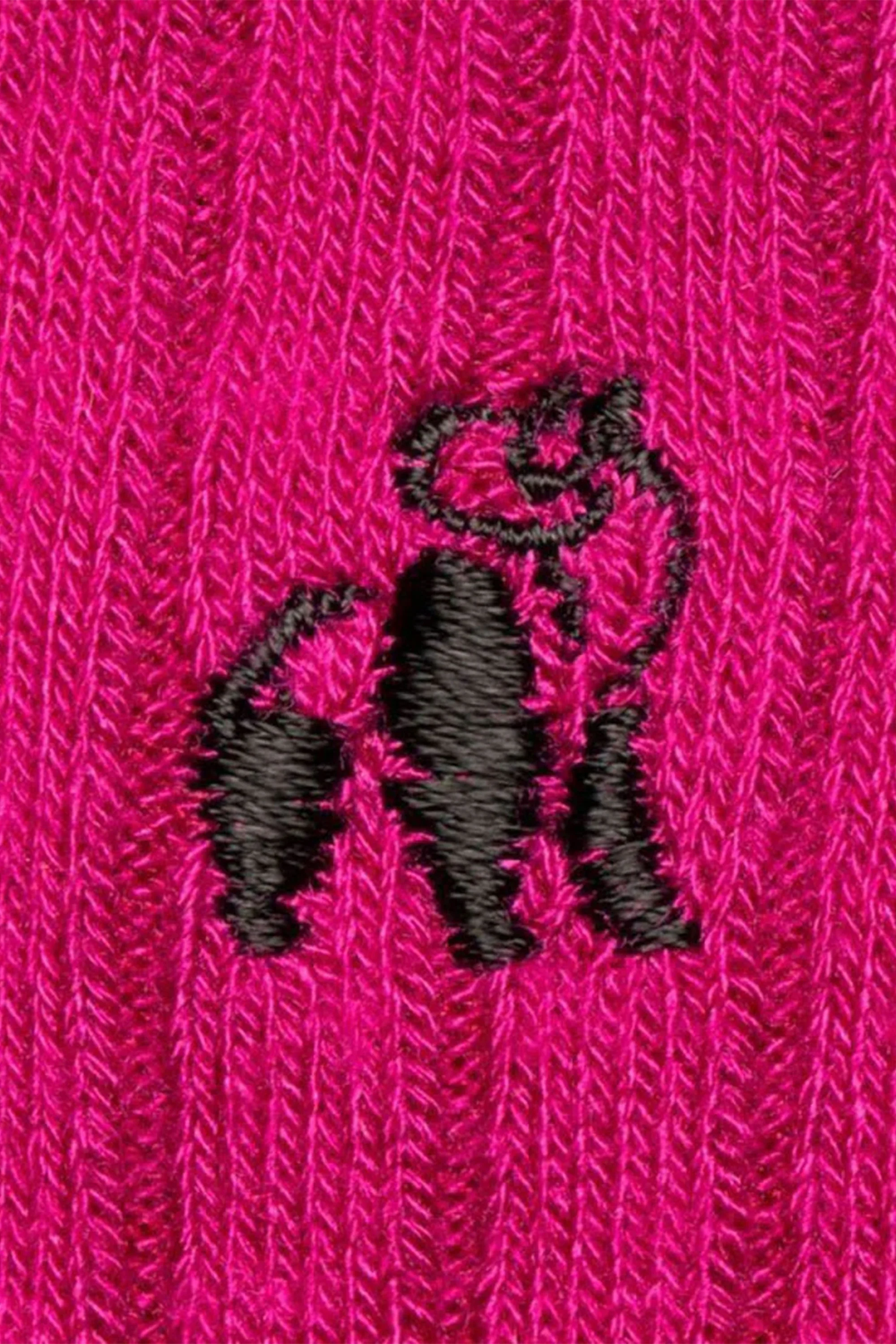 Swole Panda Bamboo Socks Pink - Image 2