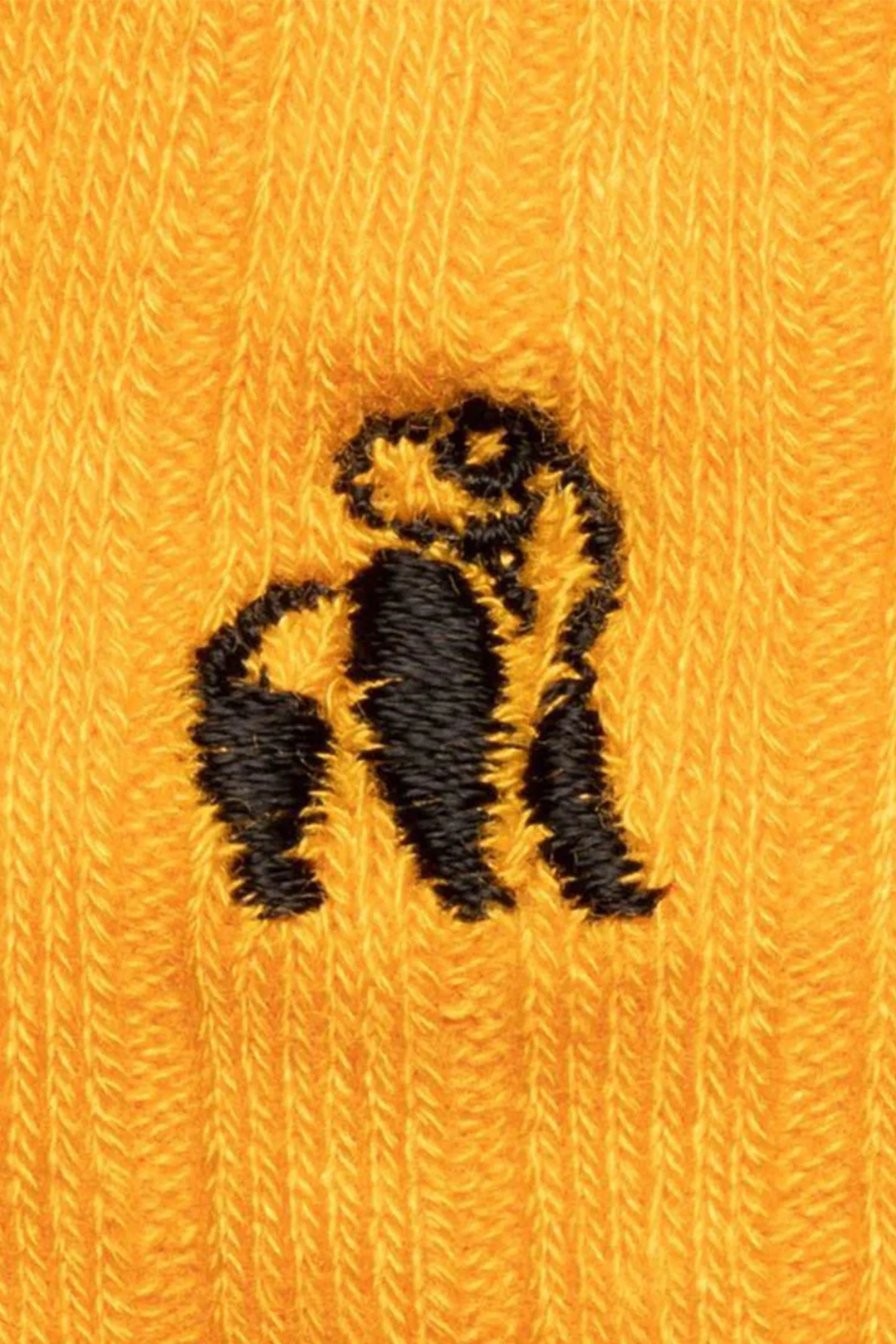 Swole Panda Bamboo Socks Yellow - Image 2