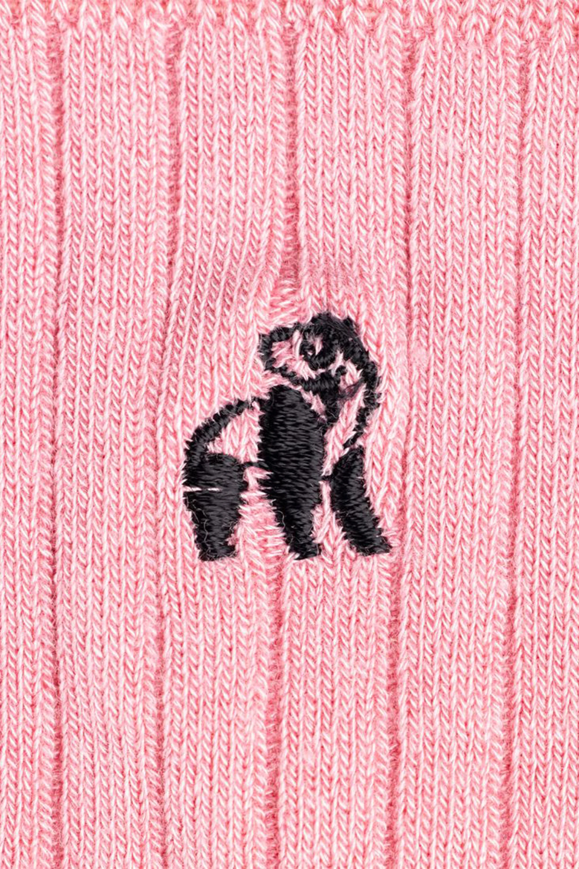 SWOLE PANDA SOCKS LIGHT PINK - Image 2
