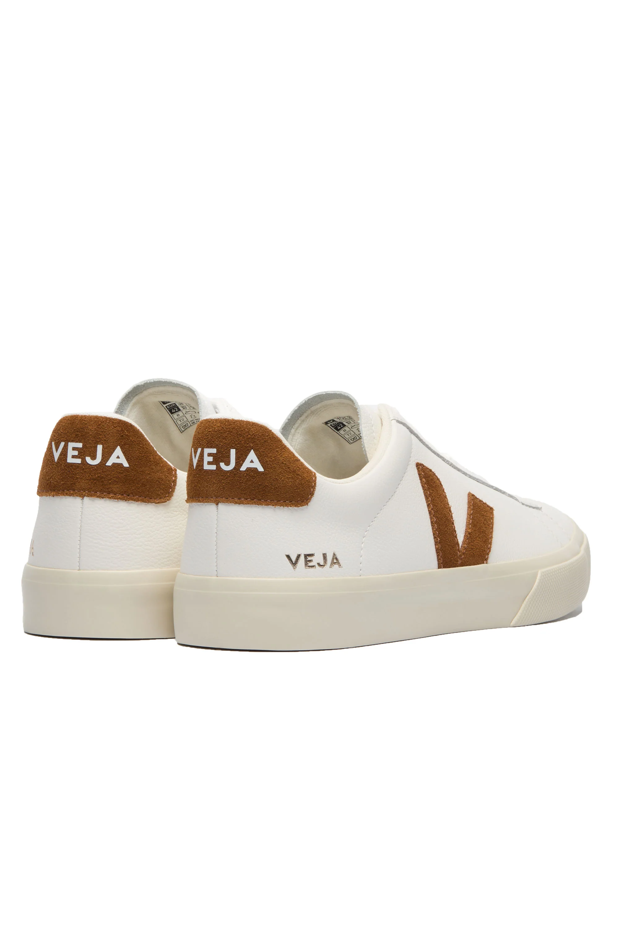 Veja Campo Leather Trainer White/Cognac - Image 2