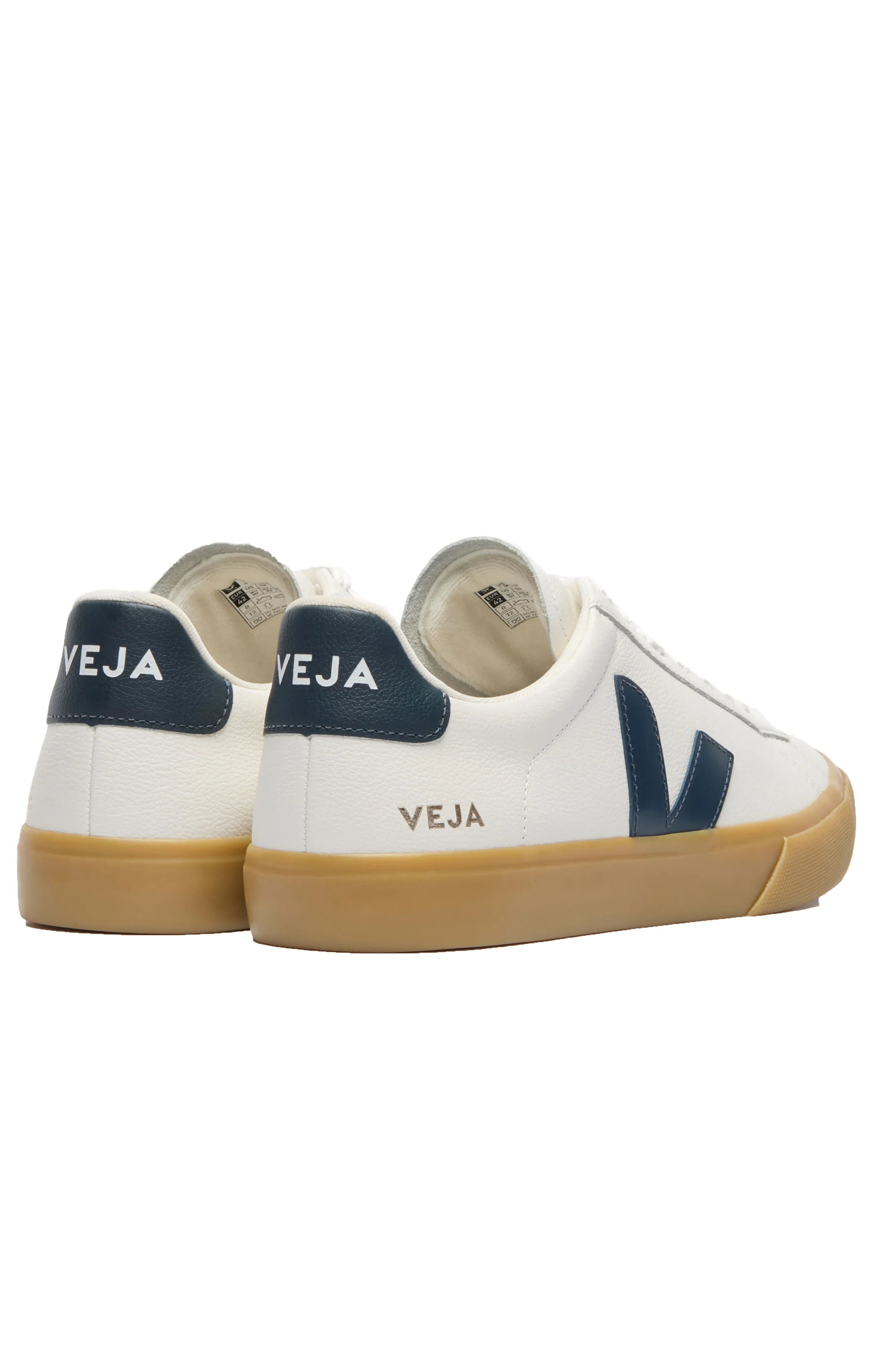 Veja Campo Leather Trainer White/Nautico/Natural - Image 2
