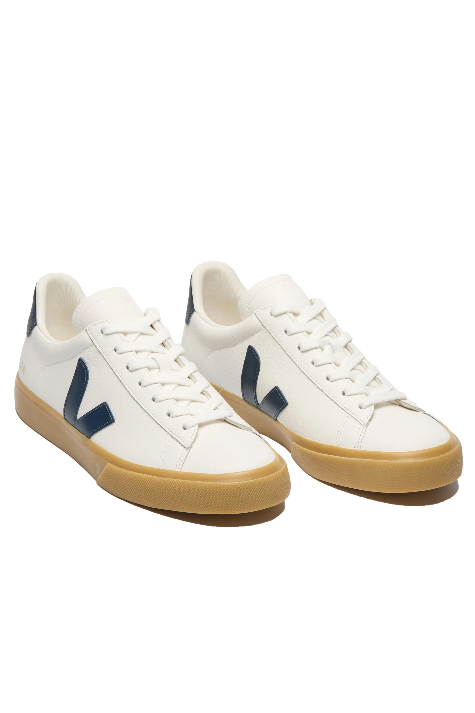 Veja Campo Leather Trainer White/Nautico/Natural - Image 3