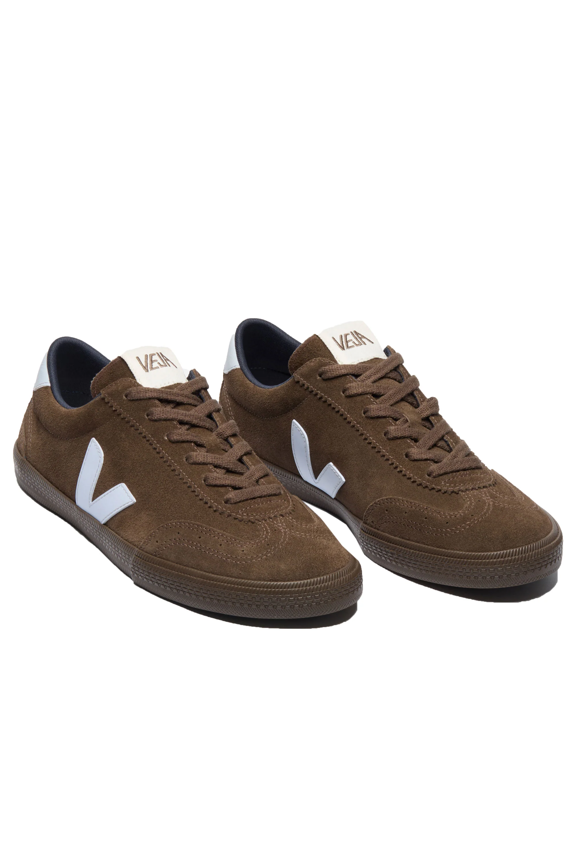 Veja Volley Suede Trainer Eagle/Swan/Eagle - Image 3