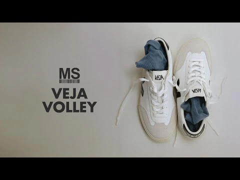 Veja Volley Leather Trainer White/Nautico/Bark - Image 4