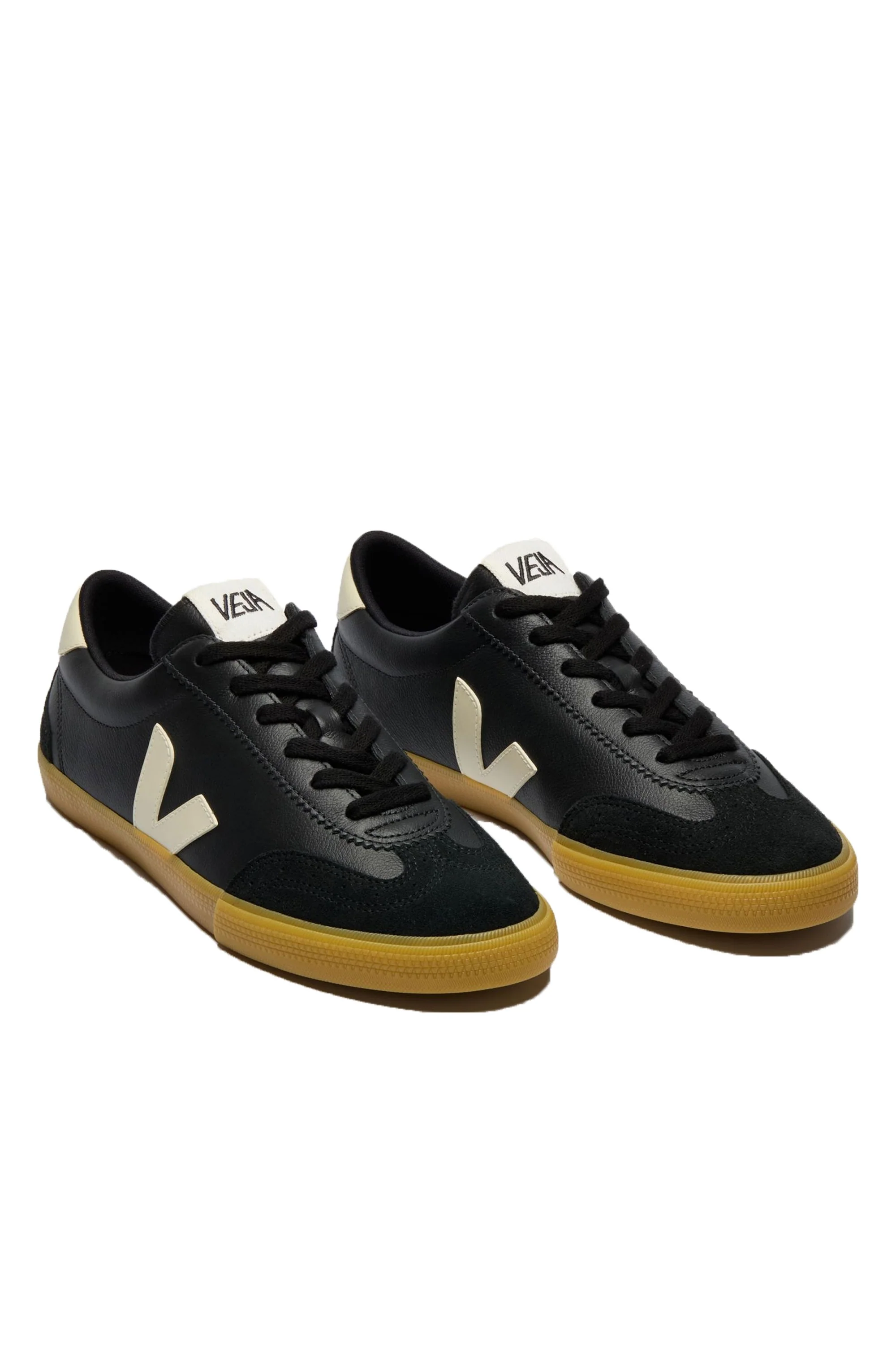 Veja Volley O.T Leather Trainer Black/Pierre - Image 2