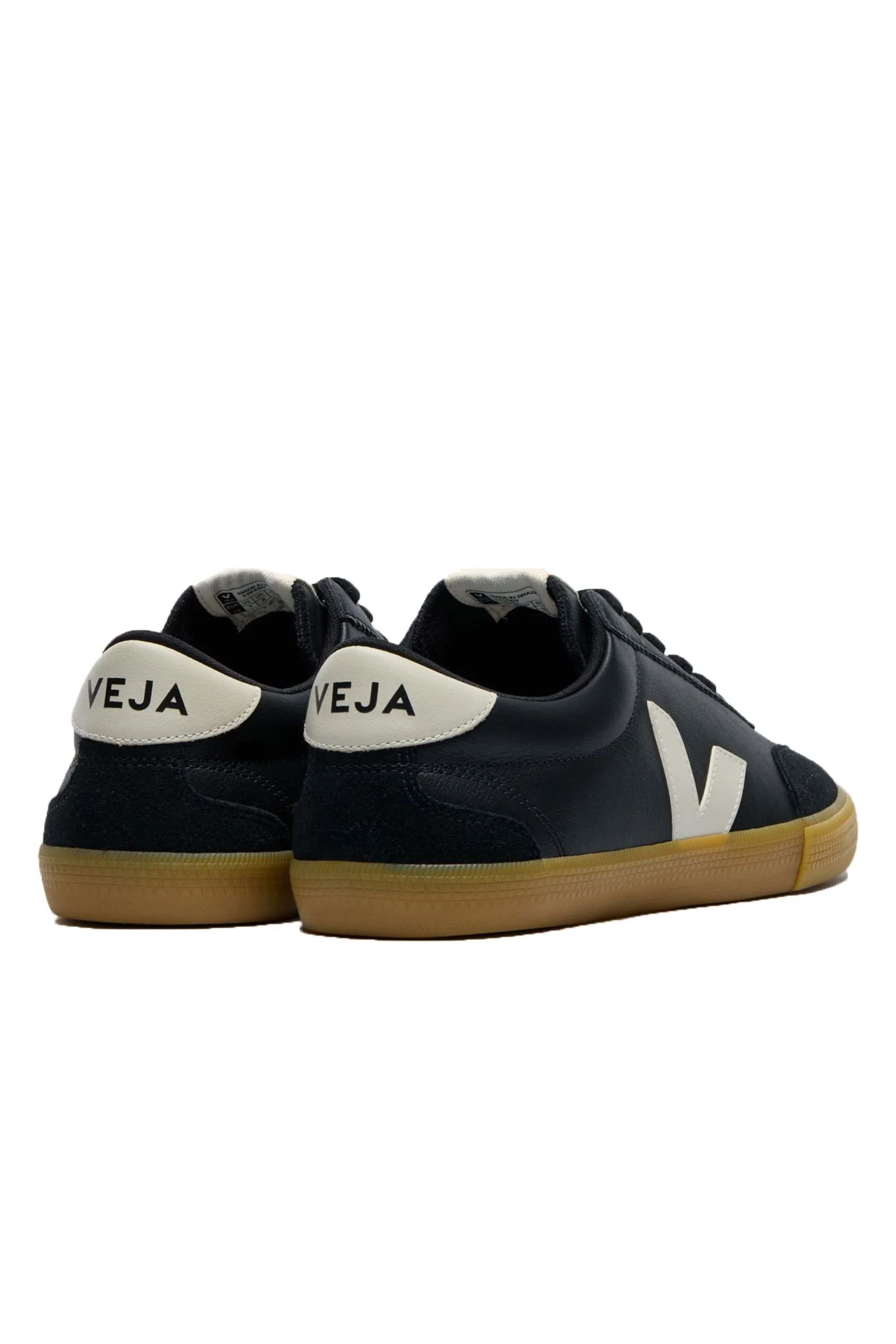 Veja Volley O.T Leather Trainer Black/Pierre - Image 3